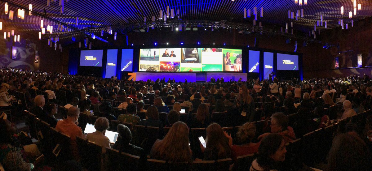 WomenDeliver's tweet photo. We are kicking things off STRONG at #WD2019 with #genderequality champions from across the globe talking about #ThePowerOf Us. We are powerful &amp; together we can advance progress for girls &amp; women! https://t.co/Q02NQXvtB1