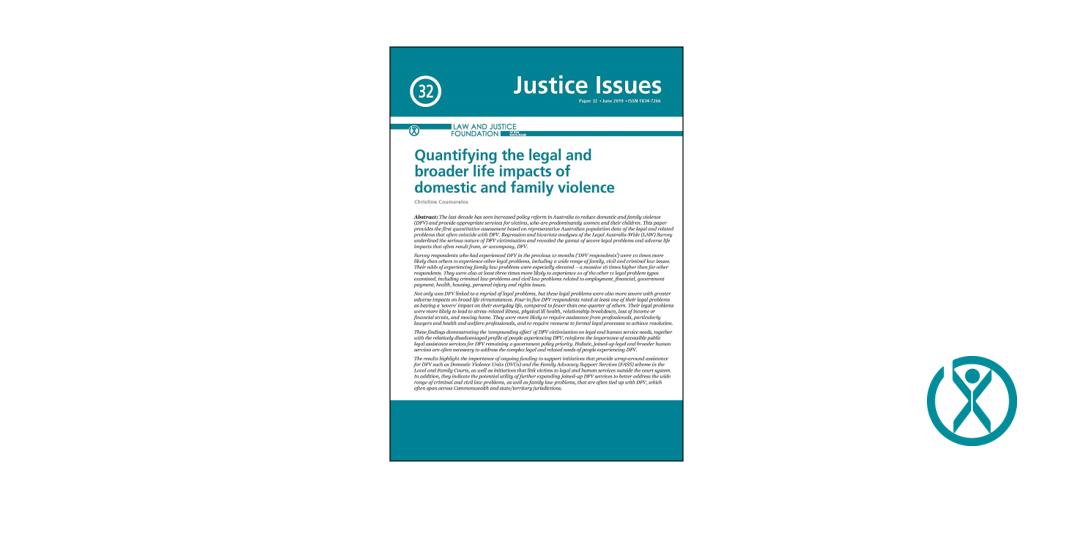 NSWLawFound's tweet photo. Health and welfare professionals can serve as major βgatewaysβ to legal services for women experiencing domestic or family violence. See our new Justice Issues paper #accesstojustice #joinedupservices #healthjusticepartnerships #legalneed https://t.co/6Tme9KaoNP https://t.co/vlO1b1ehqx