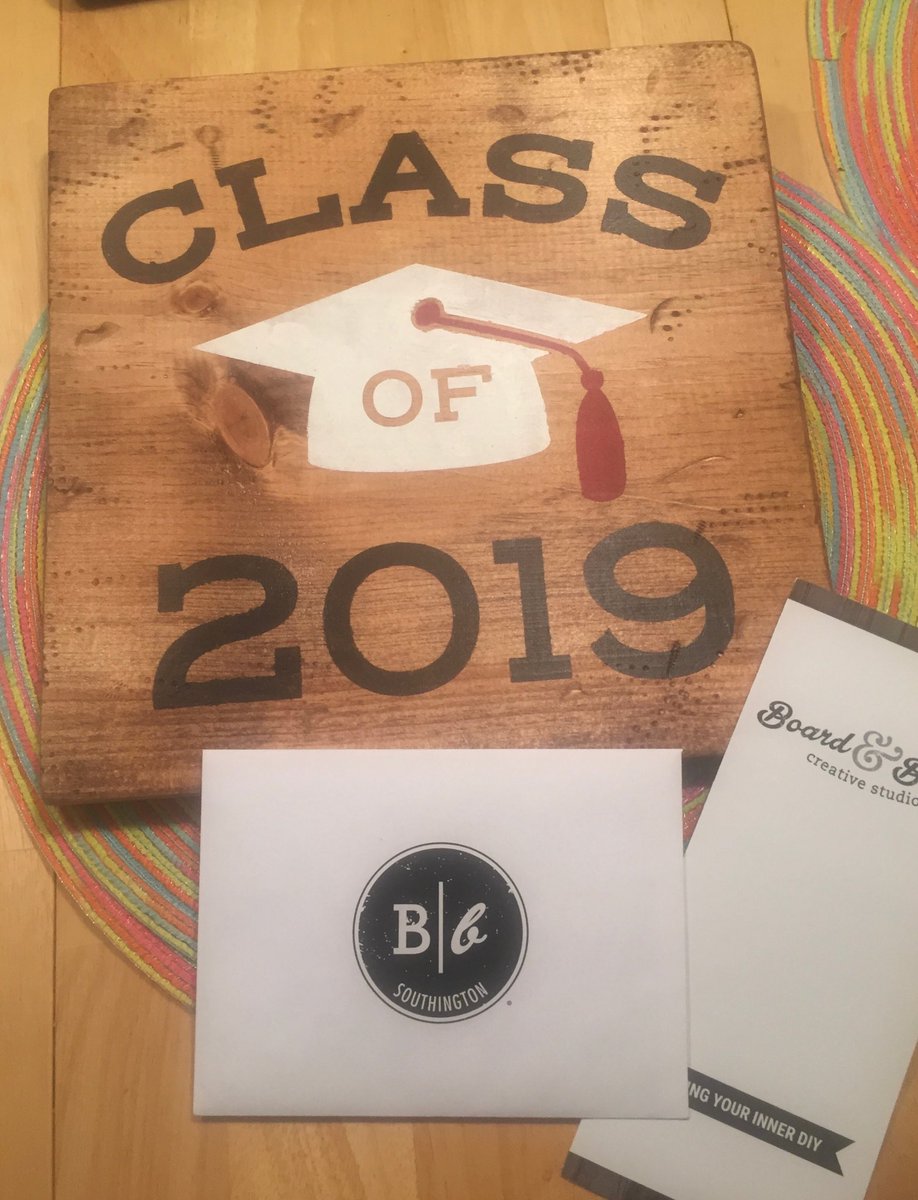 CHS2019's tweet photo. Hey everyone! As a countdown to the All Night Grad Party, we will be showcasing 10 of the available raffle prizes!! Here is the first prize: a wooden 2019 sign/poster from Board and Brush! Also, if you still need to purchase a ticket, here’s the link: https://t.co/G4mkT94W7Q https://t.co/roupHwhTYm