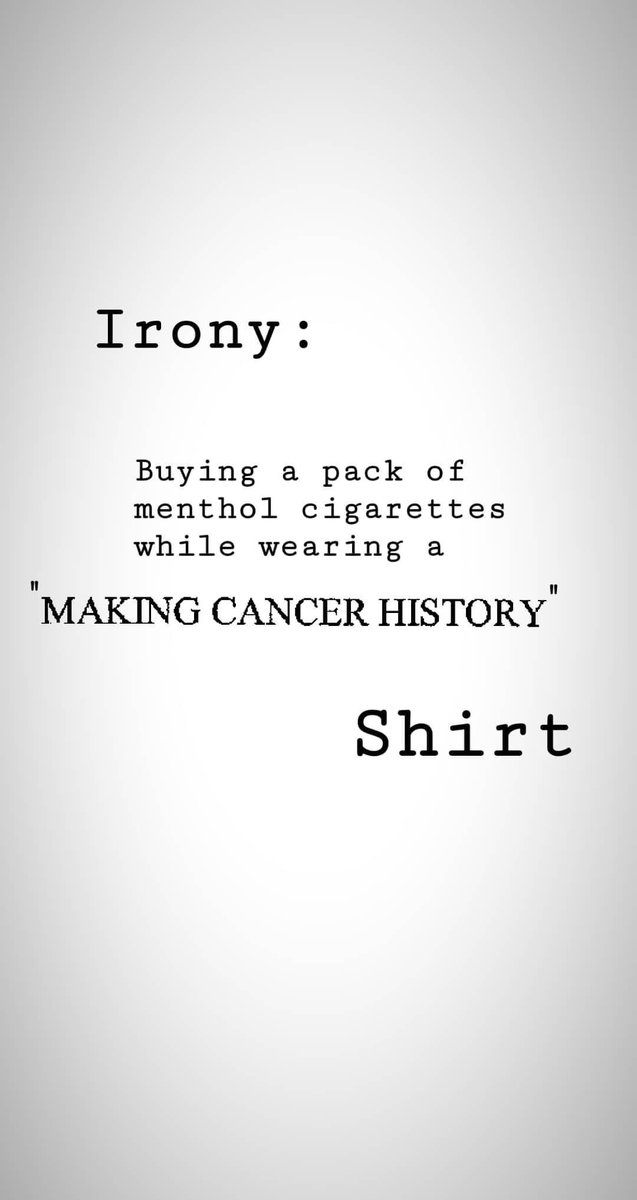 toyboxhay's tweet photo. Drugs is bad.. Mmk #irony #drugs #mdanderson #cancer https://t.co/DQUe2Dbs5U