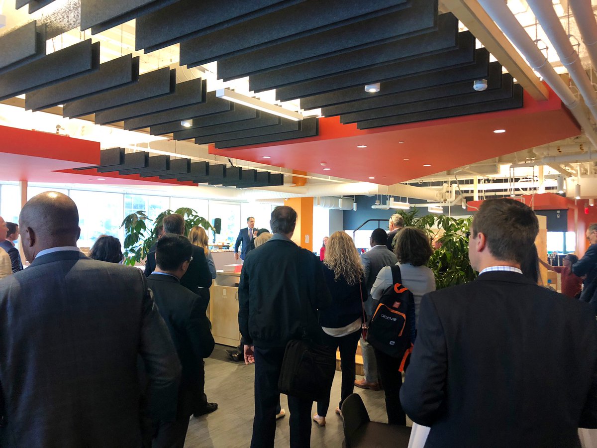 chrislaing's tweet photo. Excited to see #3675Market finished out and full! So proud of having been part of building the ecosystem. And to see the wonderful things that the leadership @UCScienceCenter and #UCitySquare have in store for #Philly! #BIO2019 https://t.co/ULL2fkSzoc