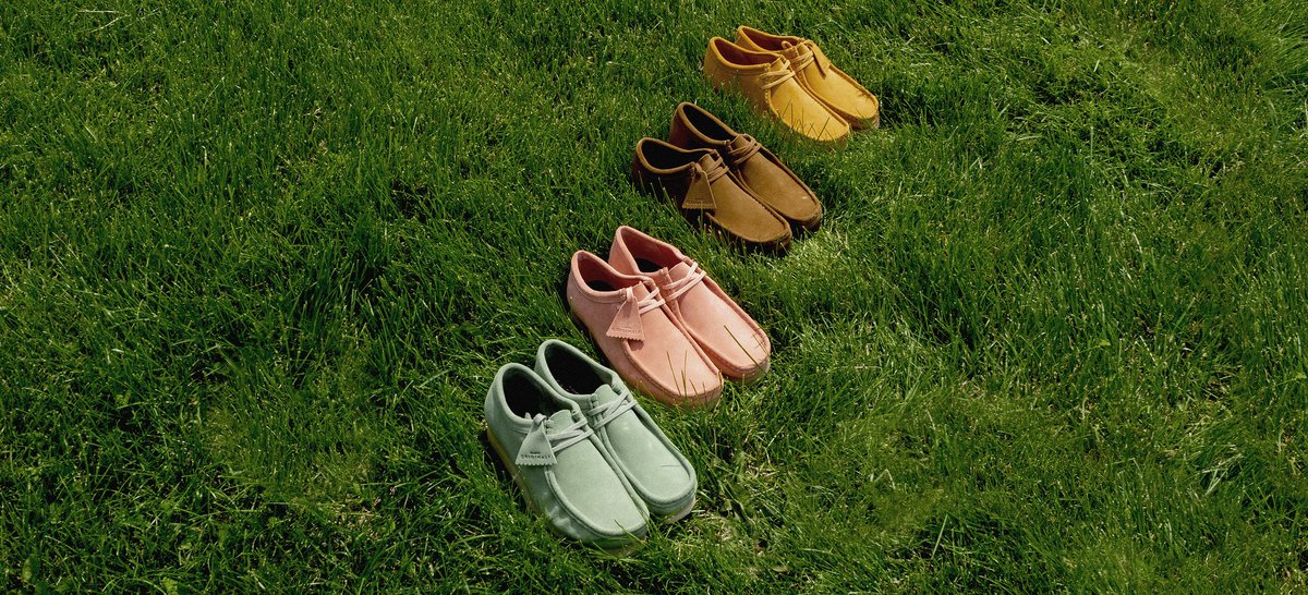 cactus green wallabees