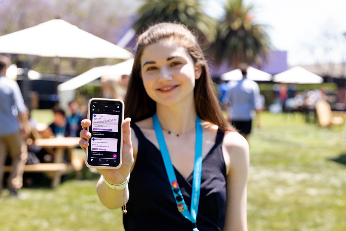 tim_cook's tweet image. Ariana from Los Angeles just turned 18 and this is already her fourth WWDC! She co-founded her app Trill Project to shine a light on mental-health awareness, especially for LGBTQ+ youth, and over the last year it’s formed a community 35,000 members strong.