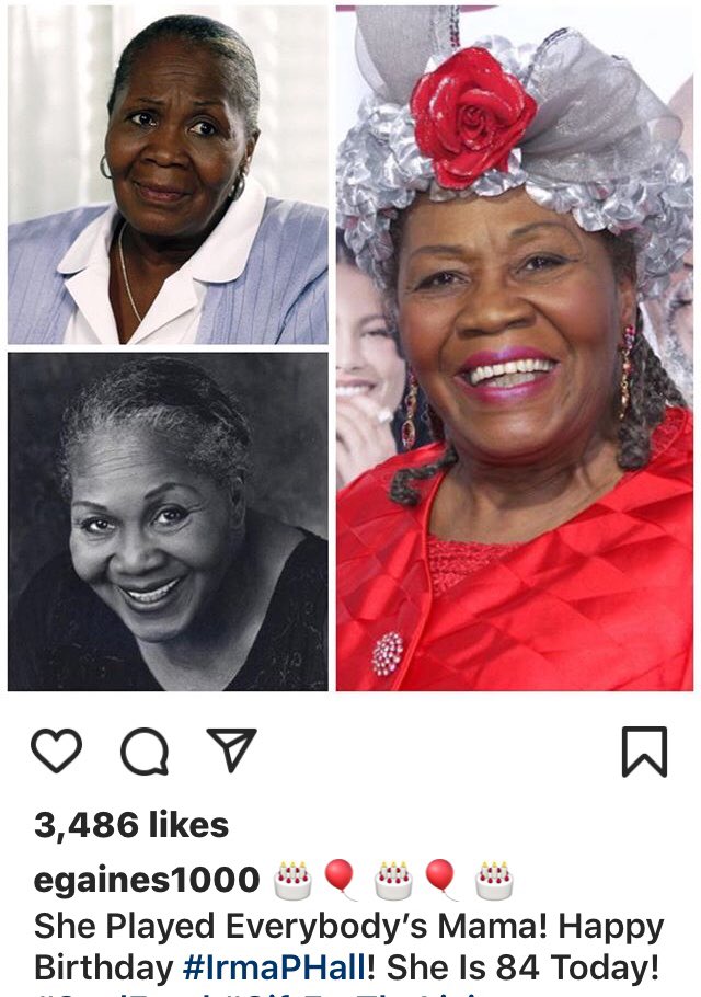 Happy 84th Birthday Ms. Irma P Hall      