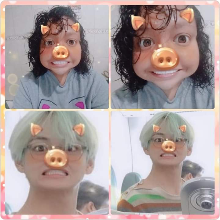 DayCarol17's tweet photo. Qlqr semelhança 🙈😅 é uma mera coincidência 👉🐯💜🐢👈😍*!!...
#ARMYSelcaDay
I'm Purple You KimTaeHyung 💜
#MrLindo #BrasilSp 
@BTS_twt 
@bts_bighit https://t.co/V3c6JadcDP