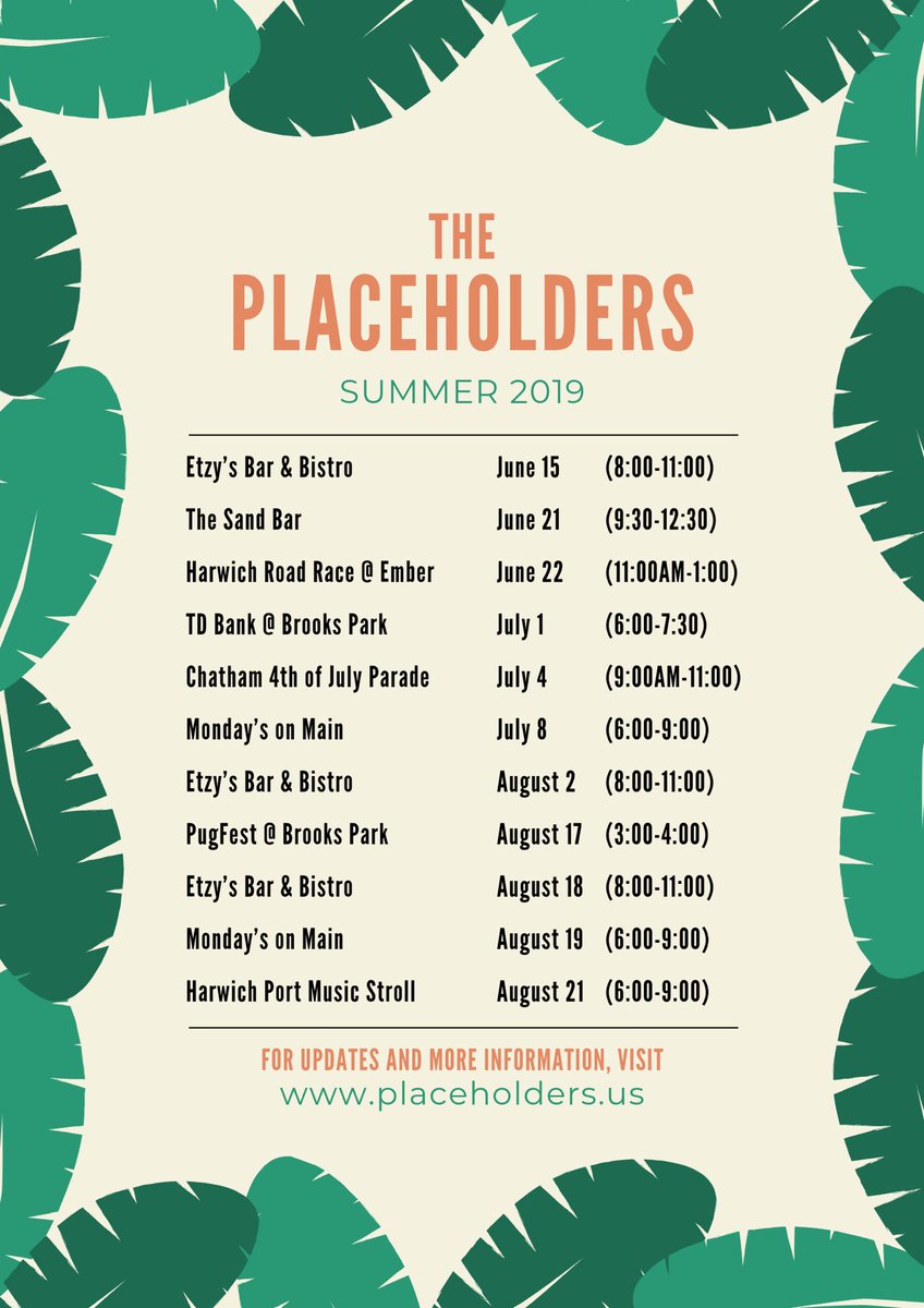 TPHOfficial's tweet photo. SUMMER 2019.

For updates to our schedule and more information, visit https://t.co/YkzyYWK0qb https://t.co/AJl2pFf2RK