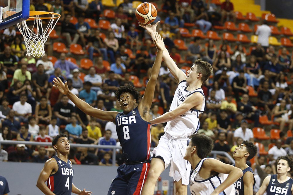 FanaticosdelD's tweet photo. #FIBAU16Americas Con la presencia del juninense Nico Burgos, la selección U16 perdió en el debut ante EEUU 83-57. El goleador argentino Esteban Caffaro, con 14. Mañana van contra Rep. Dominicana a las 18:15h. El torneo otorga 4 plazas para el Mundial U17 del año prox. https://t.co/xnev7XncbI