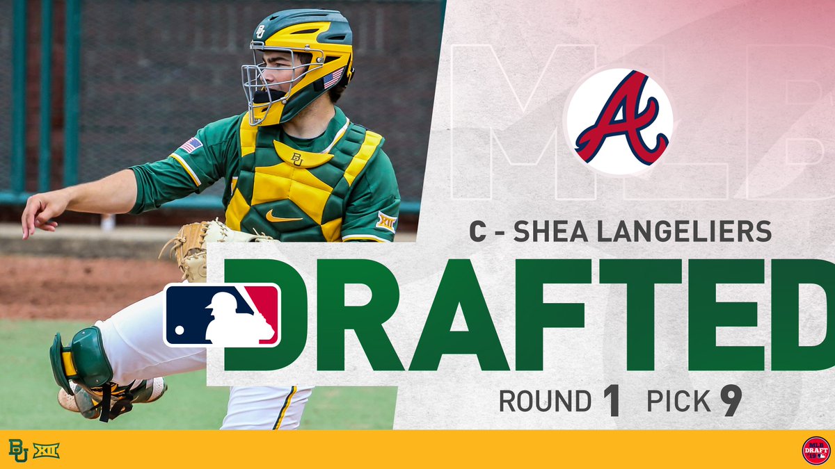 .<a href="/Langeliers23/">Shea_Langeliers</a> is selected by the <a href="/Braves/">Atlanta Braves</a> as the 9⃣th overall pick in the 2019 <a href="/MLBDraft/">MLB Draft</a>!

He is the second-highest draft pick in Baylor ⚾️ history! 

#SicEm | #BetterTogether