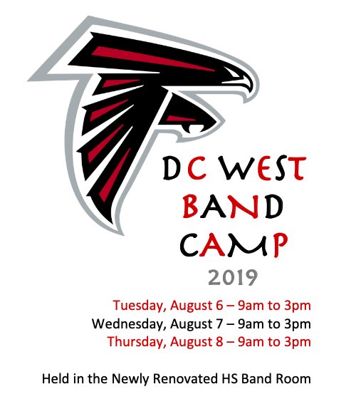 DCWestBands's tweet photo. High School Students! #FlaconBand #dcwestpride #BeFalconKind https://t.co/cUNpWiICxL