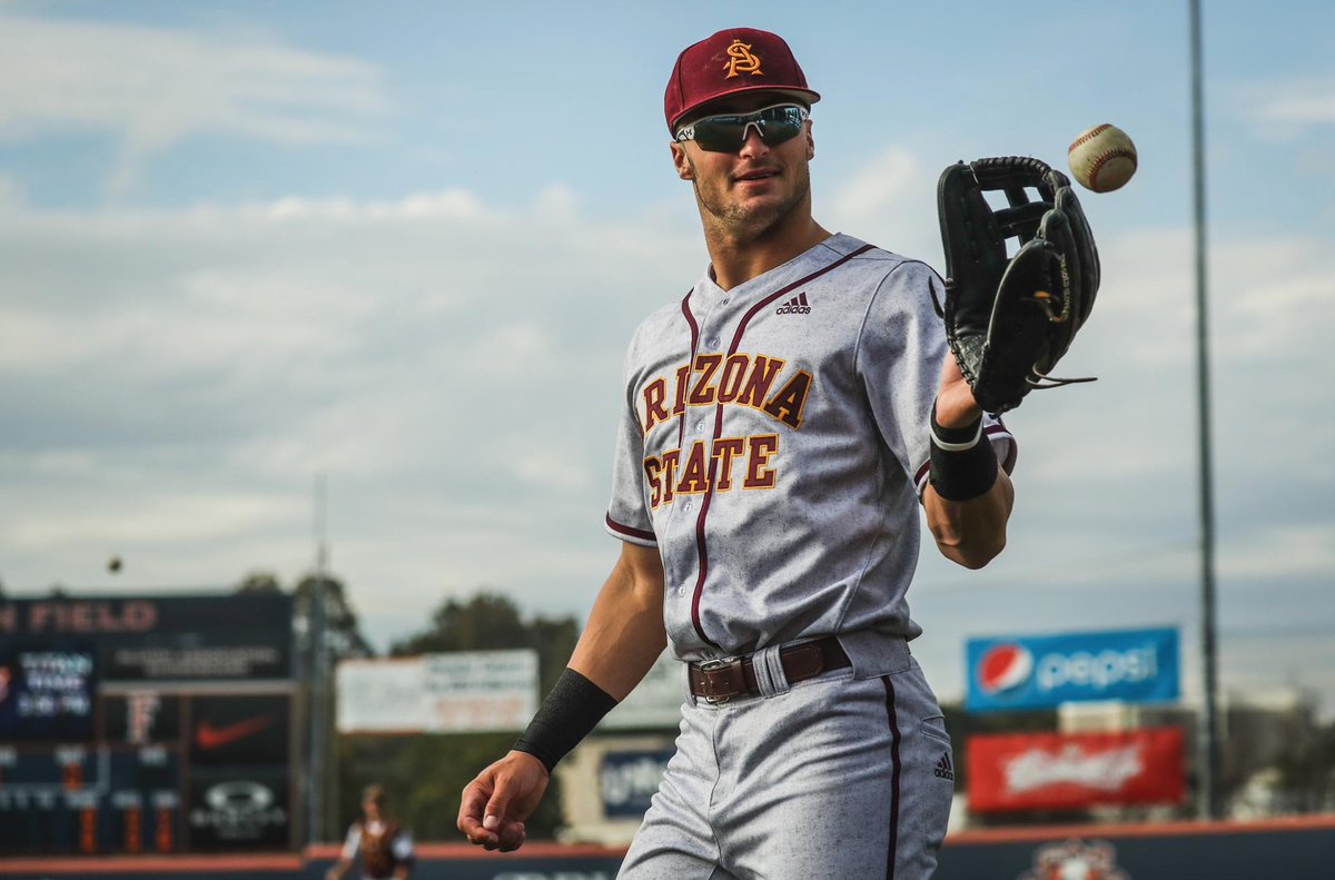 PadreAthletics's tweet photo. Congrats to Serra grad Hunter Bishop ‘16, who was just selected by the @SFGiants with the tenth pick in the 2019 @MLBDraft! #MLBdraft #PadresInThePros 

📷: @ASU_Baseball https://t.co/nbrkVmbHCZ