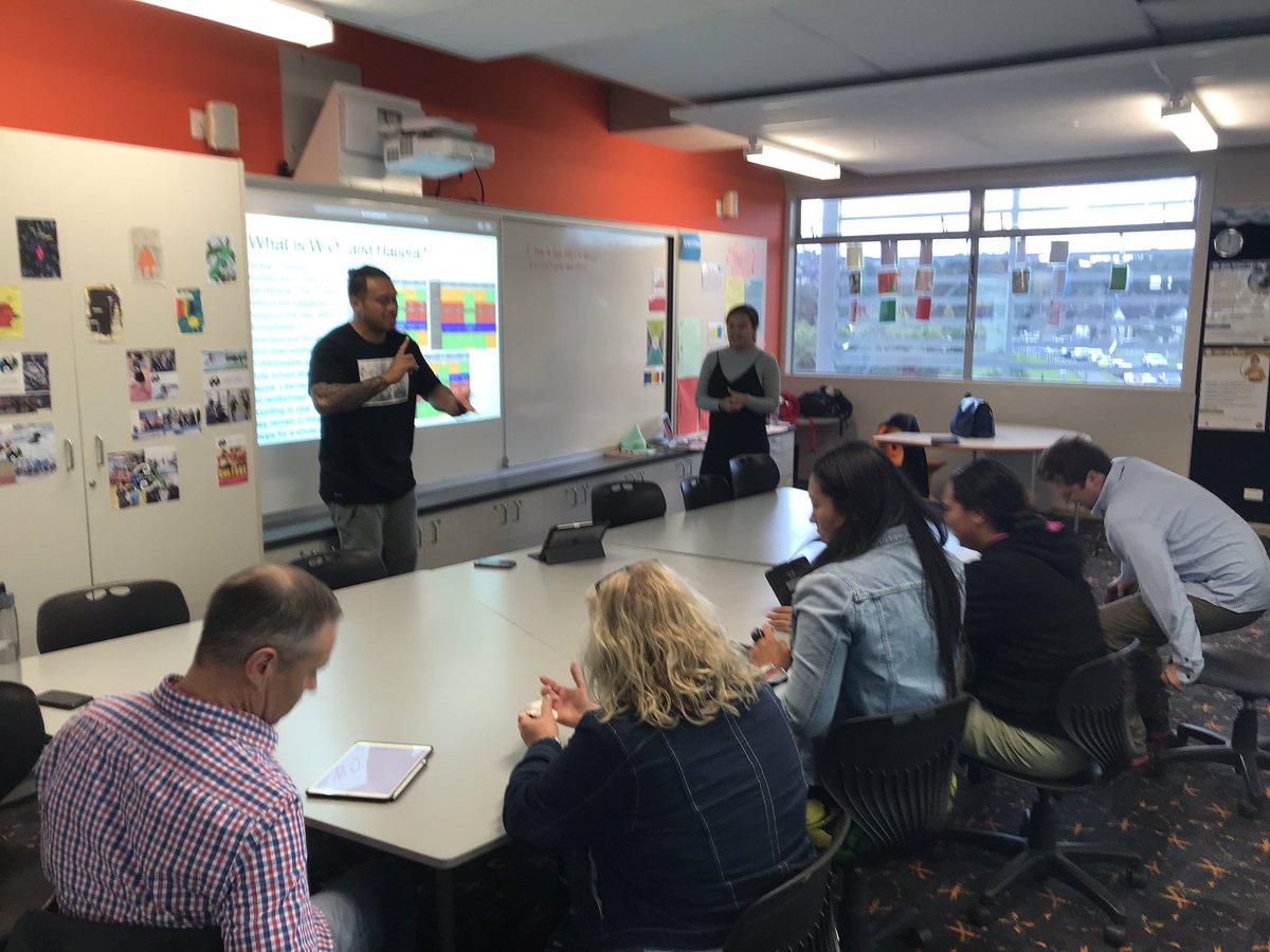 mhjcnz's tweet photo. Our presenters during the third breakout session on learner wellbeing. @FlatBushSchools #Flatbush7 https://t.co/6F8Q0SY1uQ