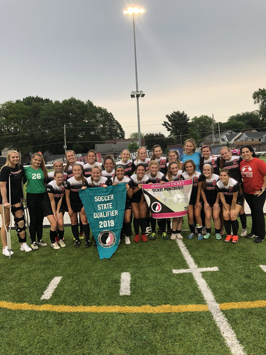 KnightsAHS's tweet image. #TicketPunched. Congratulations Assumption Girls Soccer!  1A Regional Champions!
