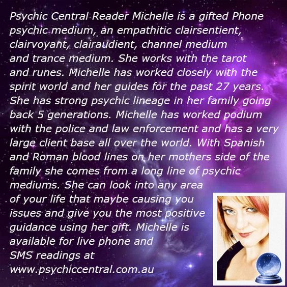 Psychic_Central's tweet photo. Psychic Central Reader Michelle! She's available today! https://t.co/AMOSdypkY4

#psychiccentral #phonereaders #phonereadings #psychic #smsreadings #clairvoyantreadings #tarotreadings #cardreading #onlinereaders #medium #tarotreading #smsreading #emailreadings https://t.co/4c8QU2mFUN