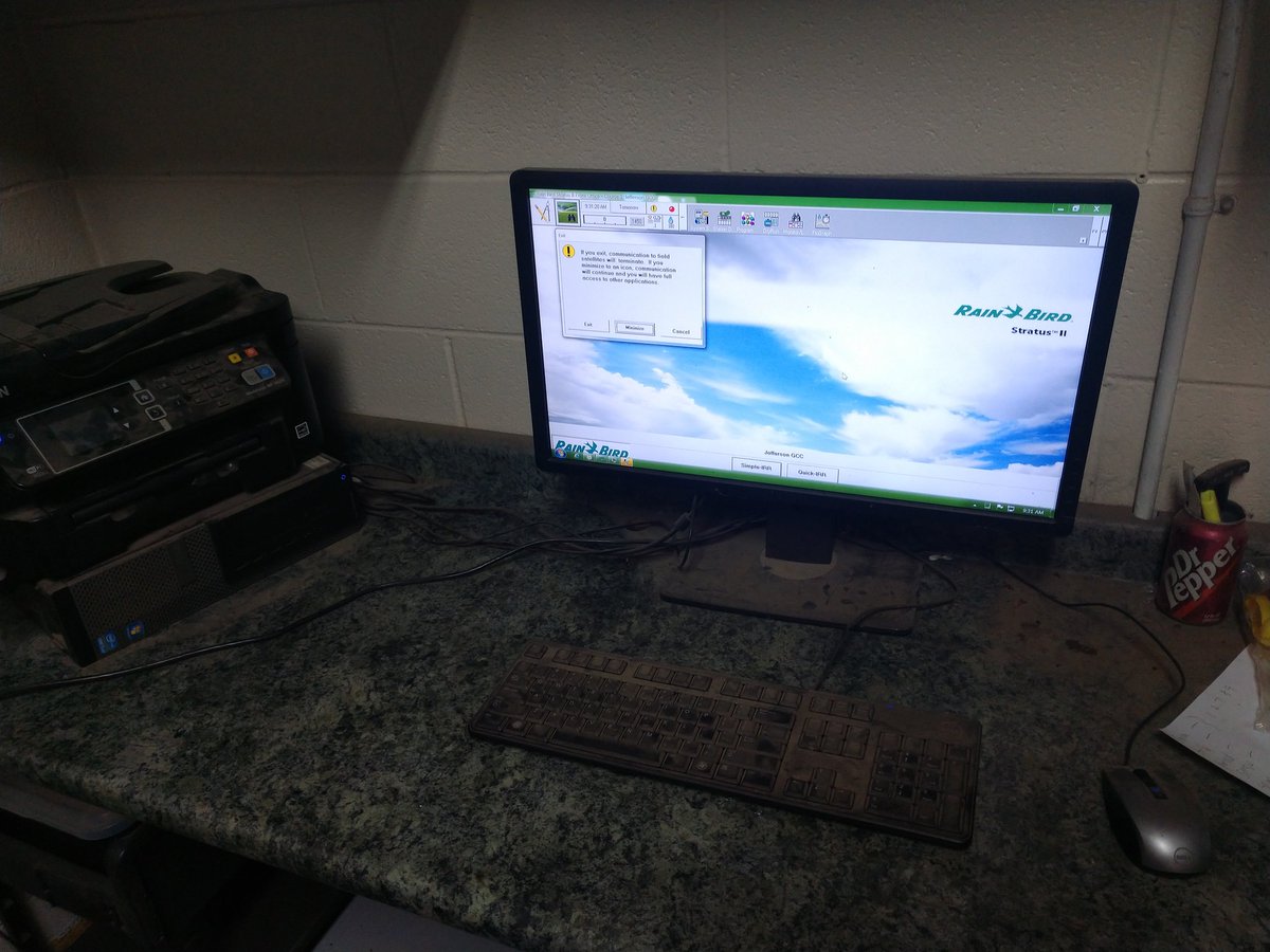 TheeBrockDiddle's tweet photo. V7 > V8 upgrade!
Thanks GSP for the help with port forwarding! Always nice to have you guys help when needed!
@RainBirdGolf
@rainbirdgsp
#officecleaningwasfree https://t.co/HiMN8Shjme