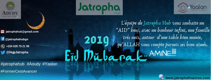 YAALAN5's tweet photo. Salam alaikum..
Qu’Allah vous bénisse à l’occasion de la fête de l’Aid Fitr. Que cette fête religieuse soit l’occasion de moments affectueux et joyeux partagés avec vos amis, voisins, collègues de travail et votre famille.
#Yaalan #JatrophaHub @baba2aoudy @HubJatropha #224infos https://t.co/7bmGNXq82N