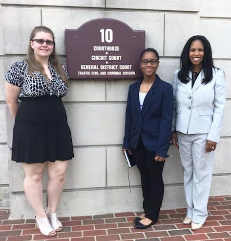 Week 2 of Internship at Cooper Law!  Ashley &amp; Cat experiencing court in session today with <a href="/cooperlawva/">The Cooper Law Firm</a> !  Thank You for teaching our students with this great opportunity!  <a href="/grcollegiate/">Green Run Collegiate</a>