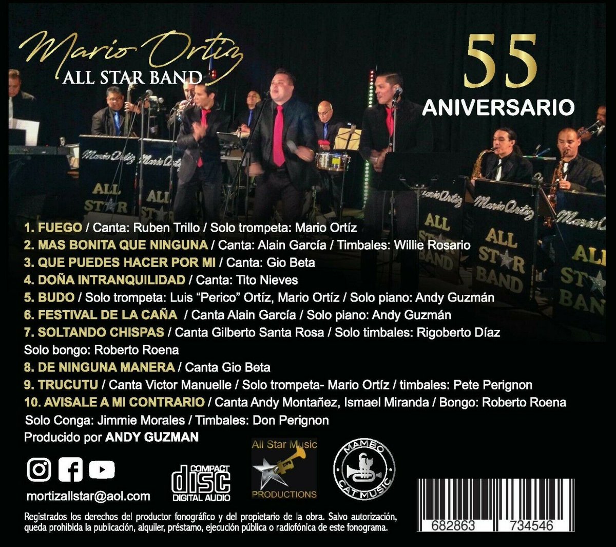 discosdesalsa's tweet photo. Para el 55 Aniversario Mario nuevamente ha reunido a parte de "la crema y nata" de la Salsa. Repasen los nombres y disfruten los diez temas, pues estamos ante uno de los mejores discos del año y de la década. Salsa del siglo XXI como debe ser... https://t.co/mL2JgPGpMD https://t.co/HRQuUurPZu