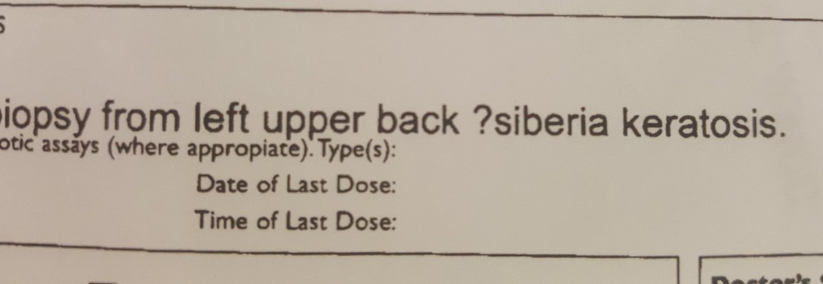 Not often we get cold induced lesions in W Aus..... #perilsofautocorrect #dermpath #pathology #dermatology