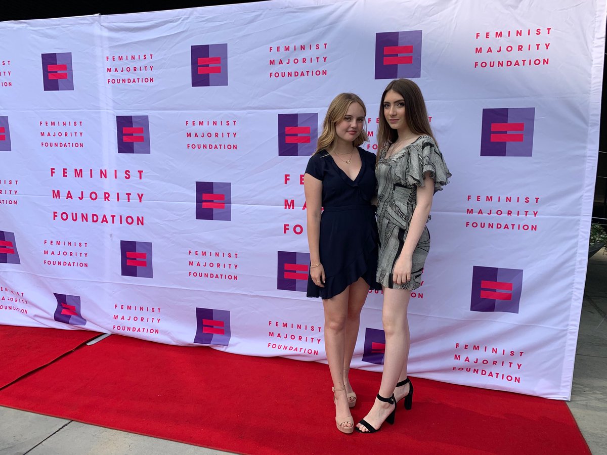 MsMagazine's tweet photo. Two of tonight’s honorees here at the @MajoritySpeaks Global Women’s Rights Awards: Avery Siegel and Maggie Brown, both student-leaders at Oakwood School, members of @GirlsLearnIntl and #PadProject co-founders https://t.co/6jMwC3RaHH