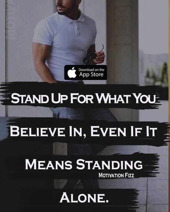 TrendzPlay's tweet photo. Stand up For What - Best Motivational Quotes App - Motivation Fizz - #motivate #inspire #motivation #fitness #inspiration #love #success #life #motivationfizz #inspirationalquotes #motivational #positivity #successquotes #quoteoftheday #fitnessmotivation #lifequotes https://t.co/x1blqd1TRd