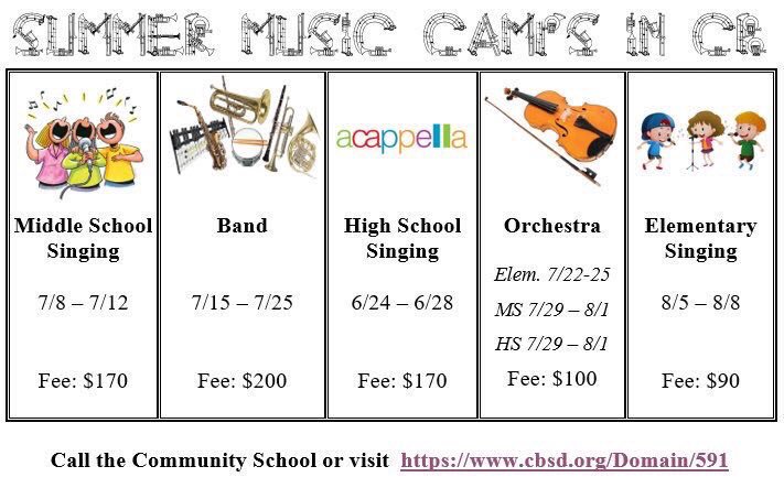 Have you signed up yet?🎶🎻
Awesome string camp this summer!

cbsd.org/Page/36795 

#cbsd 
<a href="/CBWarwickElem/">Warwick Elementary School CBSD</a> 
<a href="/CBDoyleElem/">CBDoyleElem</a> 
<a href="/CBBridgeValley/">Bridge Valley Elem</a> 
<a href="/CBKutzElem/">Paul W. Kutz Elem</a> 
<a href="/CBSDMusic/">Central Bucks Music</a>