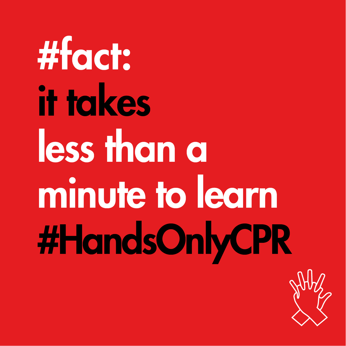 universityHOCPR's tweet photo. #fact #HandsOnlyCPR https://t.co/qyywv36seS