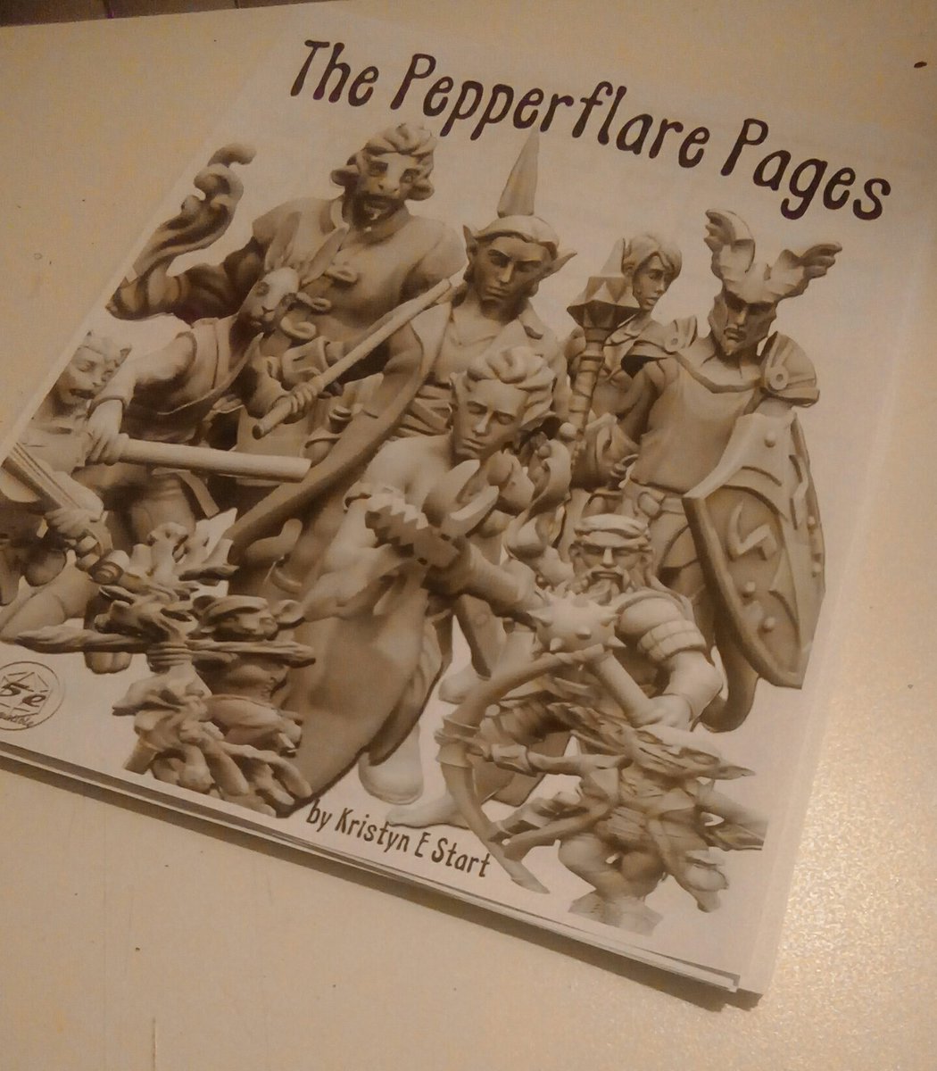 Kristyn_E_Start's tweet photo. Hey guys look I made another thing! I'll let you know when the #book is released and of course have copies #forsale at my #etsy! #ComingSoon #ThePepperflarePagesยฉ #Collection of #Unique #Character #Player #StatSheets & more for #rpg #dungeonsanddragons #dnd5e https://t.co/qf25YGKfTk