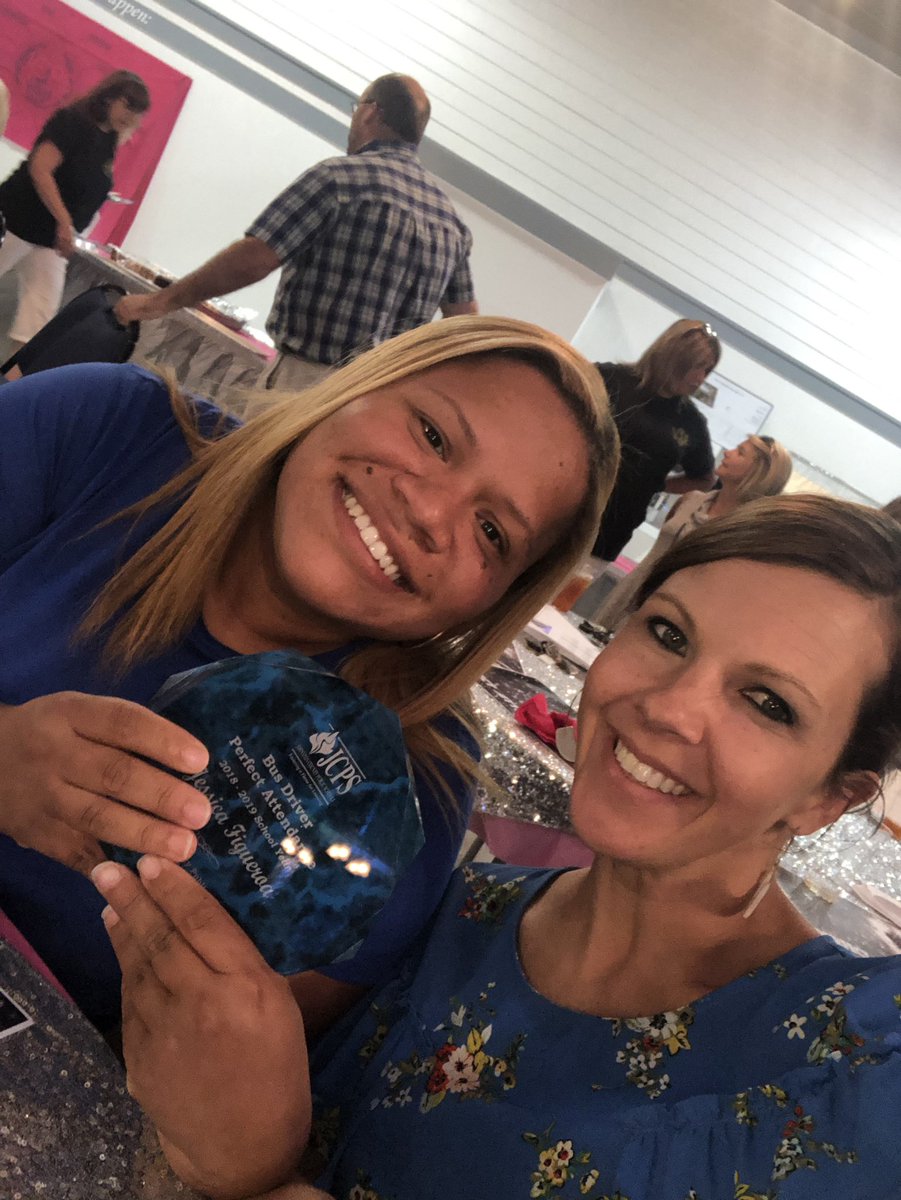 🚌Celebrated bus drivers with perfect attendance tonight at a disco party! Very proud that Jesse was 1 of the 86 recognized!! Thanks for your dedication!! 🚌