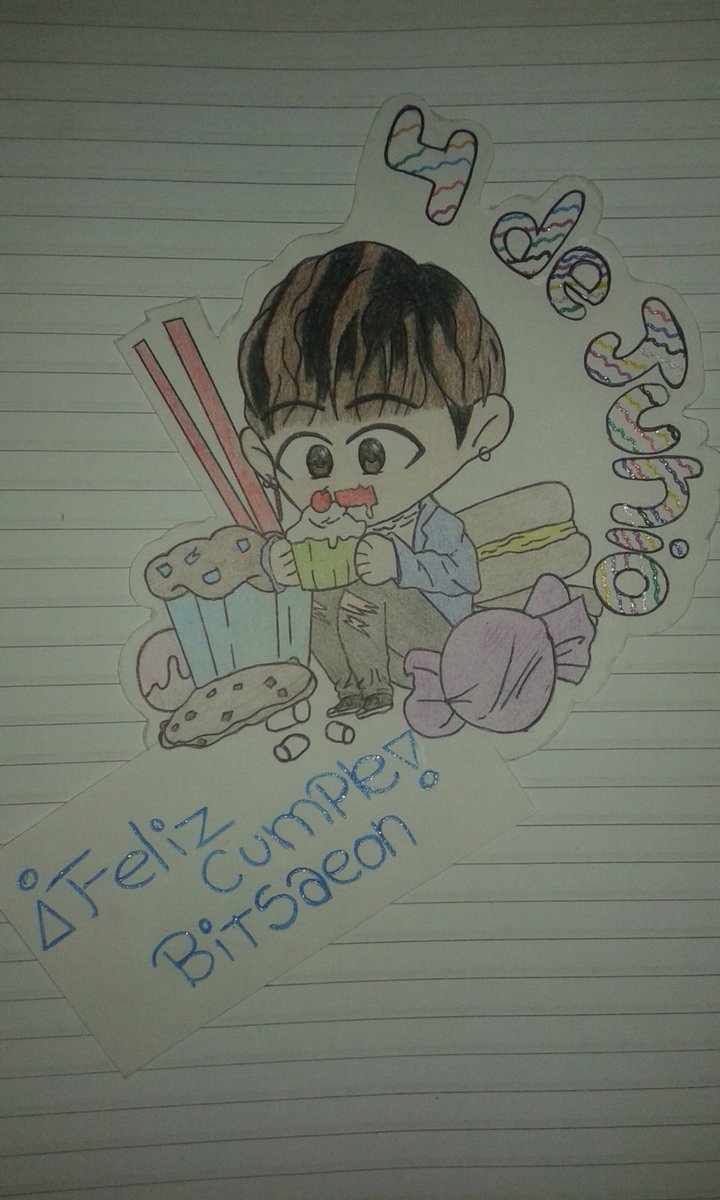 Aye_Kaeme's tweet photo. #HAPPYBITSAEONDAY 

♡♡♡feliz cumpleaños Bitsaeon♡♡♡ espero que la pases bien, te hice un dibujo como regalo , espero que te guste.

#chibimont #montdibujo #BITSAEON #kimsangyeon #montlovemint #montkpop #kpop #kpopphoto #chibiscute #Bitsaeonmont https://t.co/l6WG05m9Ku