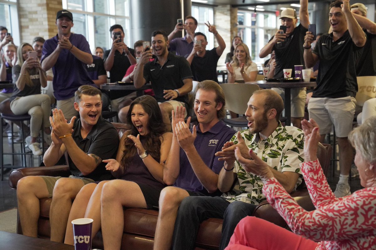 Reds's tweet image. A dream come true.

📸 @TCU_Baseball
