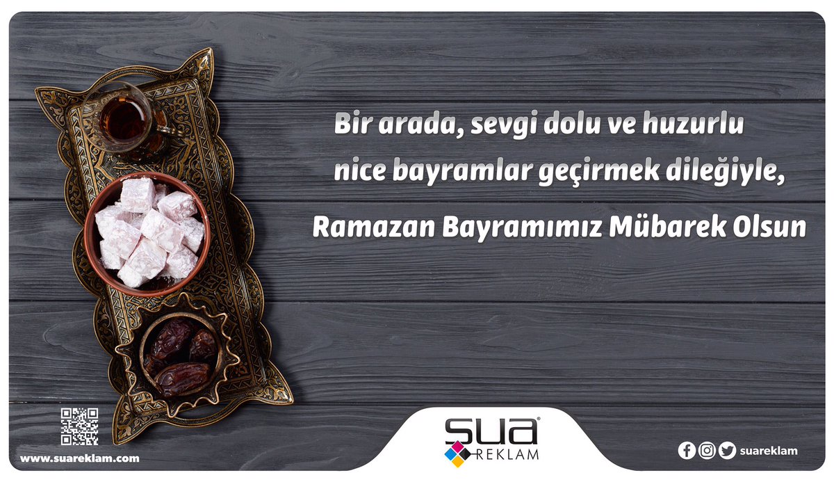 suareklam's tweet photo. Ramazan Bayramımız Mübarek Olsun 🙏🇹🇷

#iyibayramlar #mutlubayramlar #RamadanKareem #RamazanBayramımızMübarekOlsun #şuareklam #Urfa #Şanlıurfa https://t.co/tXK4I6SKZ3