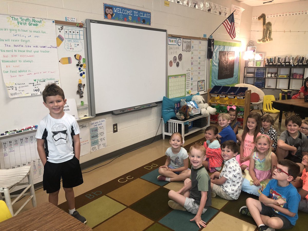 MustangsMorris's tweet image. Luke and @BethCSellars did a great job preparing us for first grade!!! These kinders can’t wait for next year! 🤗😭❤️ #MesEmpowers @Midway_Mustangs #firstgradetour