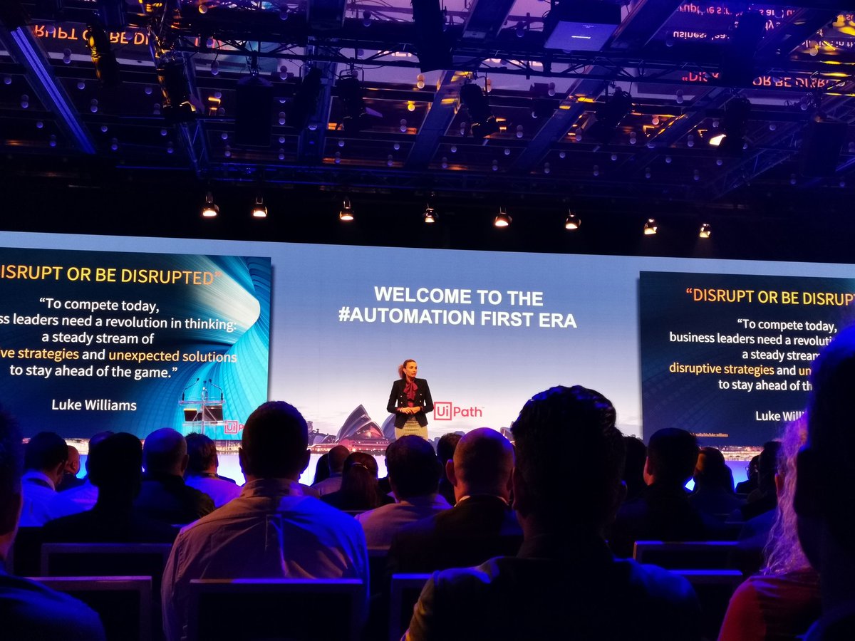 sayanghosh's tweet photo. Team #Quanton #ANZ is super excited to be at the #UiPathTogether event at Sydney. Great energy and enthusiasm around the room, focusing on #automationfirst mindset, convergence of #RPA, #AI and #IntelligentAutomation. Thanks @UiPath team for hosting this. https://t.co/ARc2hq20BC