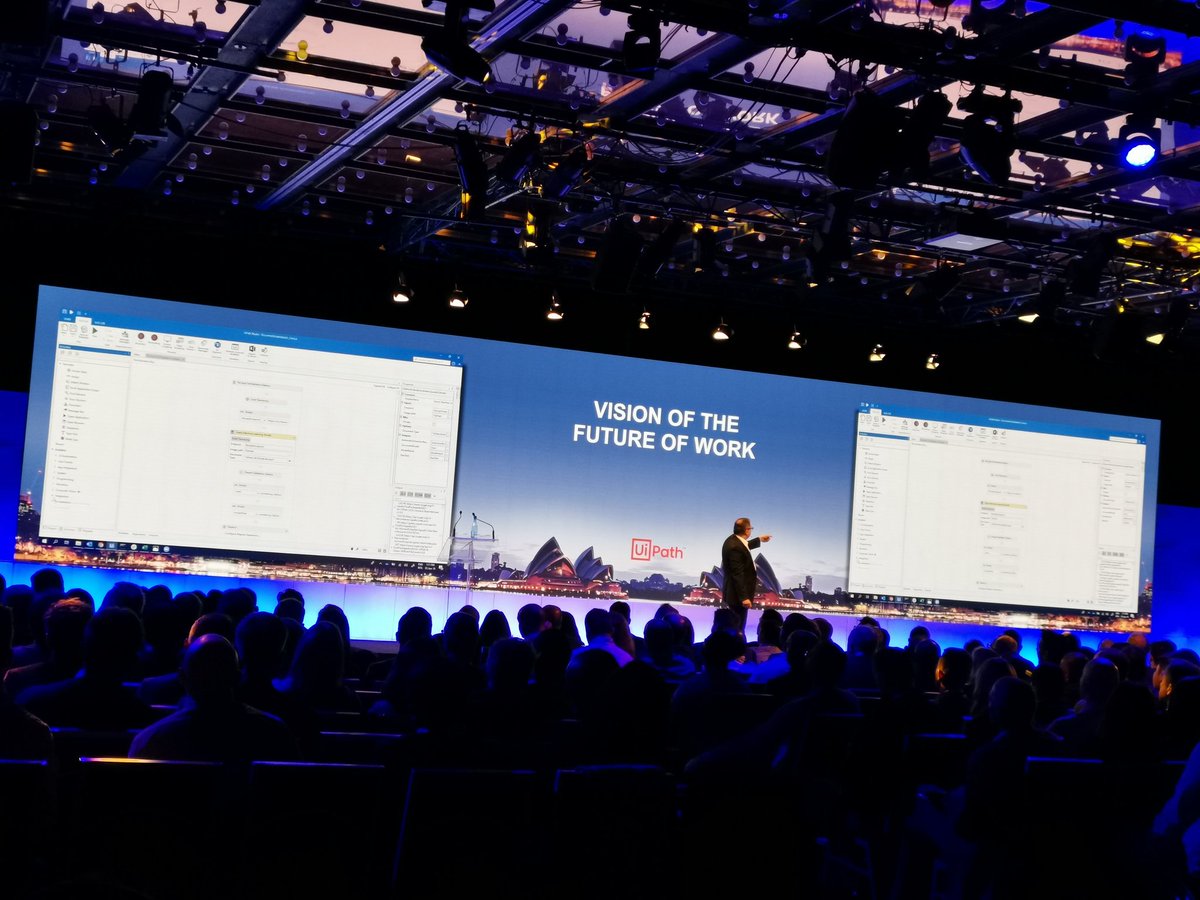 sayanghosh's tweet photo. Team #Quanton #ANZ is super excited to be at the #UiPathTogether event at Sydney. Great energy and enthusiasm around the room, focusing on #automationfirst mindset, convergence of #RPA, #AI and #IntelligentAutomation. Thanks @UiPath team for hosting this. https://t.co/ARc2hq20BC