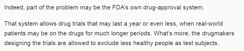 FDA trials misinformation
