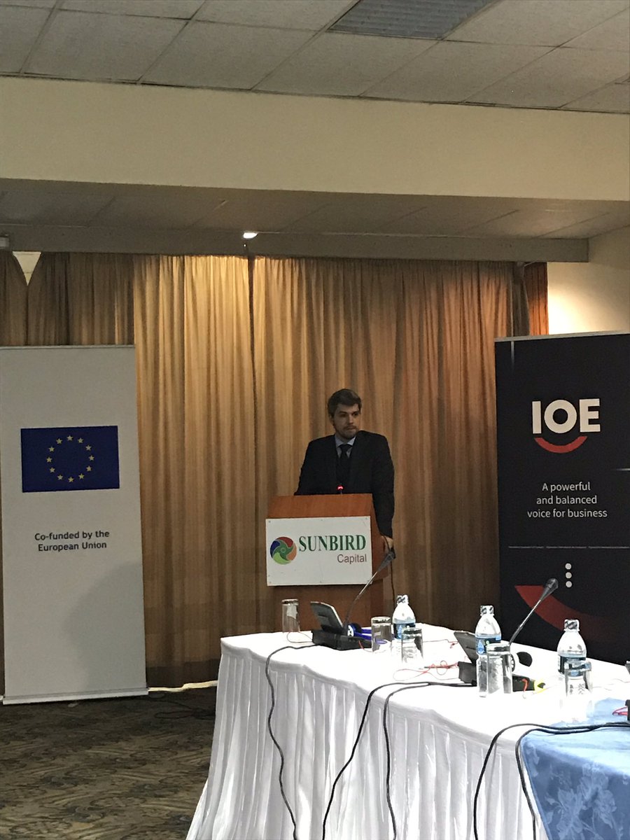 AYCommission's tweet photo. Happening Now at #ECSACONFERENCE : Panel Discussion on #FutureOfWork with @AYCommission 's @AndereKE and @ioevoice's @JastonLaja. https://t.co/imE3xCbJxN