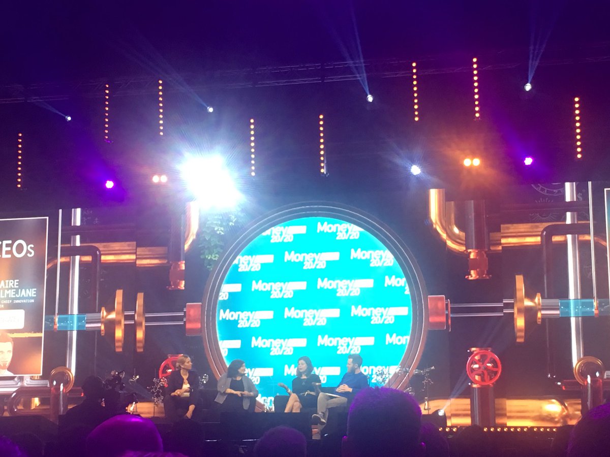 Waking up with the female CEOs who are breaking the rules at <a href="/money2020/">Money20/20</a> ! <a href="/AnneBoden/">Anne Boden</a> <a href="/ccalmeja/">Claire Calmejane | CIO 🇲🇫🚀</a> <a href="/LedaGlyptis/">Dr Leda Glyptis</a>