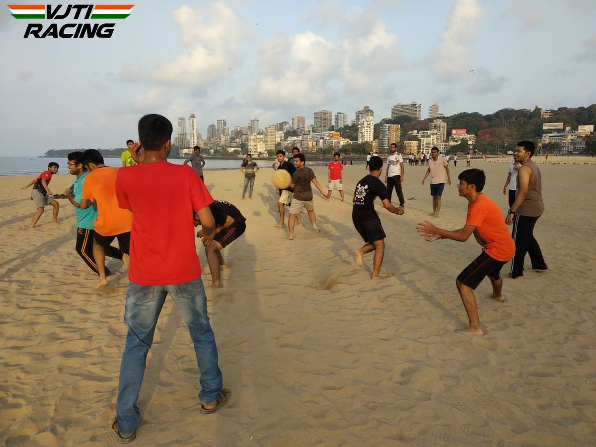 vjtiracing's tweet photo. Fun day at the beach with our Seniors. Farewell to them, their knowledge and experience will always be cherished ✨#sundayfunday
#racing #vjtiracing #teammotorbreath #vjti #baja #bajasaeindia #photooftheday #summer #beach #fun #friends #instagood #love #atv #baja2020 https://t.co/S4MZbEHqpx
