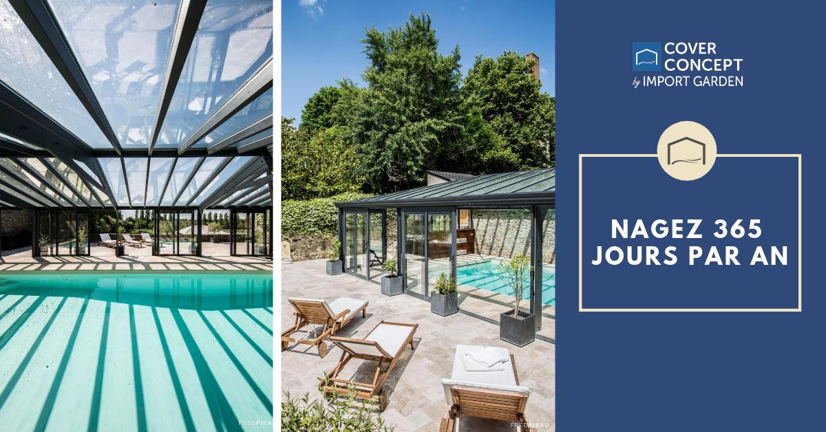 ImportGarden's tweet photo. Le beau temps tarde à arriver ? Avec Cover Concept, vous êtes en #vacances toute l’année ! 🏖️ Nagez 365 jours par an en réalisant votre #veranda pour #piscine sur-mesure. 

 📞 +32 (0)65/400.400
📧 info@importgarden.net https://t.co/44ouppQx9p