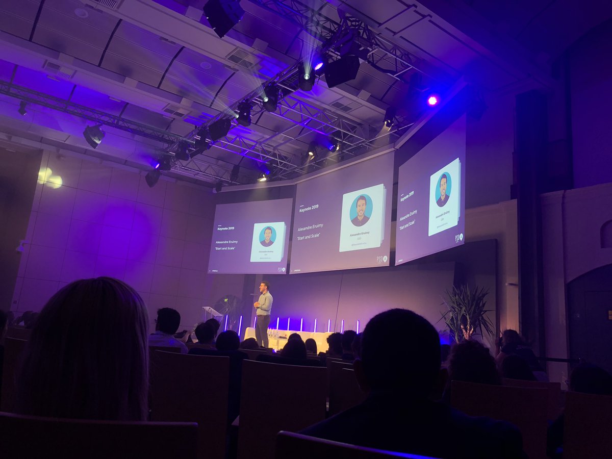 #PSDParis c’est parti ! Début de la Keynote <a href="/AlexandreEruimy/">Alexandre Eruimy</a> #Prestashop