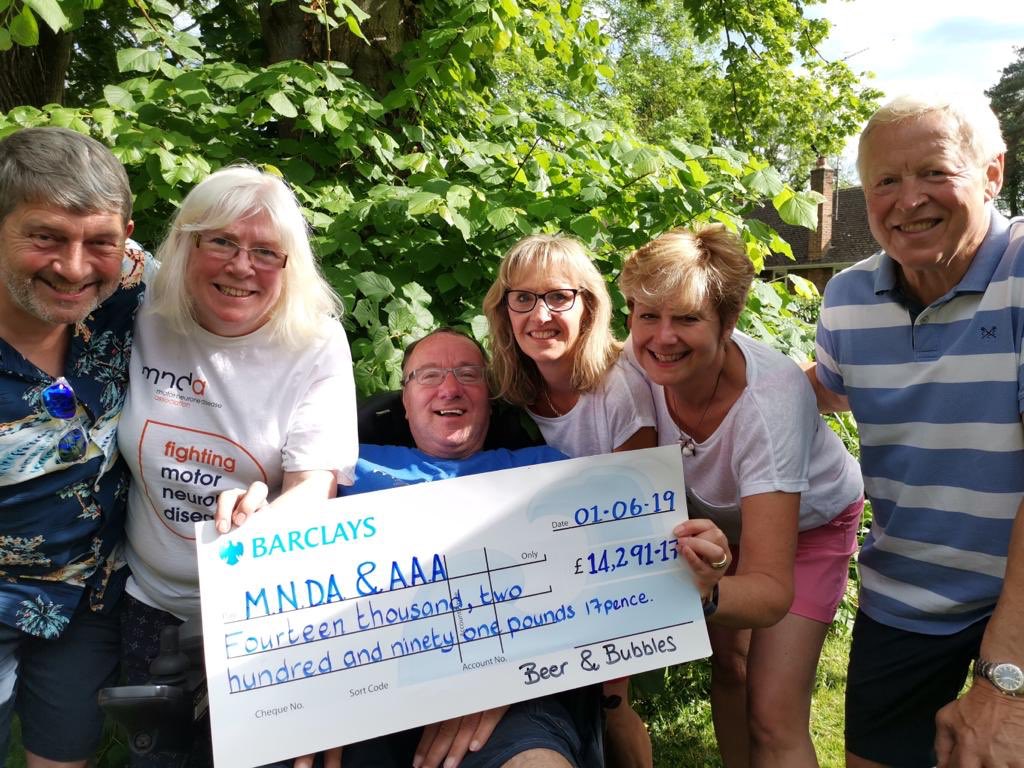 We’re thrilled to announce the grand total raised <a href="/BBF2019/">Beer & Bubbles Festival</a> for <a href="/mndaeastsurrey/">MNDA East Surrey</a> &amp; <a href="/aaafundraising/">All About Alie</a> is £14,291.17! Huge thanks to everyone who came and helped, and all the businesses that supported our festival. You are all amazing!