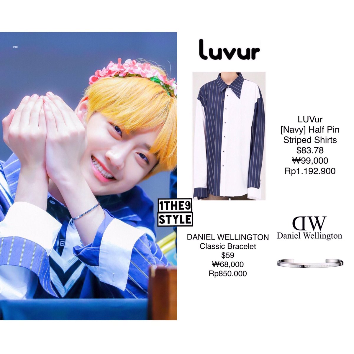 wishiingstars's tweet photo. Park Sungwon wearing #LUVur Half Pin Striped Shirts Navy & #DanielWellington Classic Bracelet
📷: PIE
#1THE9Style_Sungwon #SungwonStyle #ParkSungwon #박성원 #원더나인 #1THE9 #1THE9style https://t.co/RBX6ZJOxqL