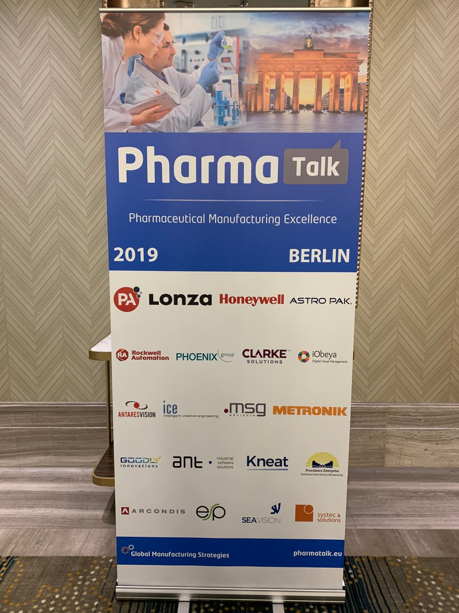 Pharmatalk has started. Visit us and discuss the latest on Digital #Visualmanagement with our VP @Zal_Pezhman.