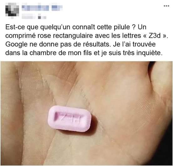 ComplotsFaciles's tweet photo. ALERTE, PARTAGEZ !!! LE Z3D EST UNE NOUVELLE DROGUE !!! https://t.co/yKSZmwdeUK