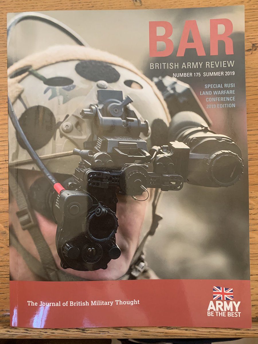 #RUSILWC an excellent read in the latest BAR from Director Capability about the future of Compeitive Advantage which sets the scene for today’s Conference <a href="/RUSI_org/">RUSI</a> <a href="/RUSI_ArmyFellow/">RUSI Army Fellow</a> <a href="/wavellroom/">Wavell Room</a> <a href="/BritishArmy/">British Army 🇬🇧</a> <a href="/TickellChris/">Chris Tickell</a> @yaxley_t <a href="/tom_onion/">Tom Onion</a>
