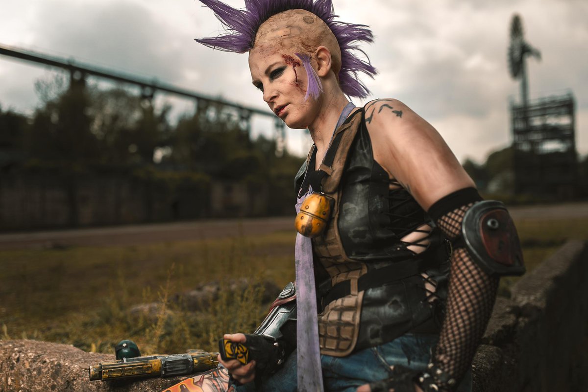 Monono_Creative's tweet photo. @bethesda #BE3 
And I want to show you my @rage Punkgirl Cosplay 
Photos by @IgelMarkus https://t.co/js3gaQPhQD