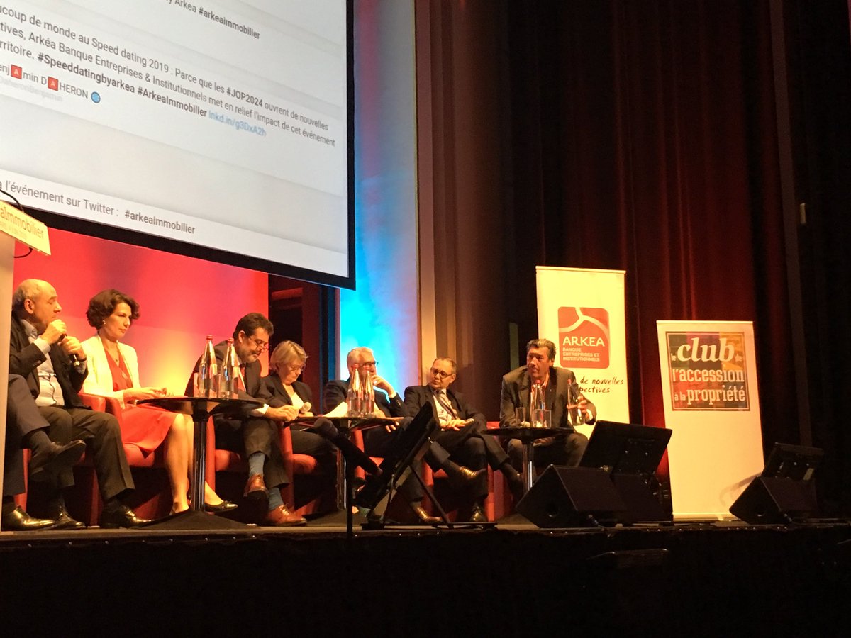 Thème du Speed dating cette année : « Quand les #JeuxOlympiques font bouger la ville et les territoires » #ArkeaImmobilier #JOP2024 #Logement