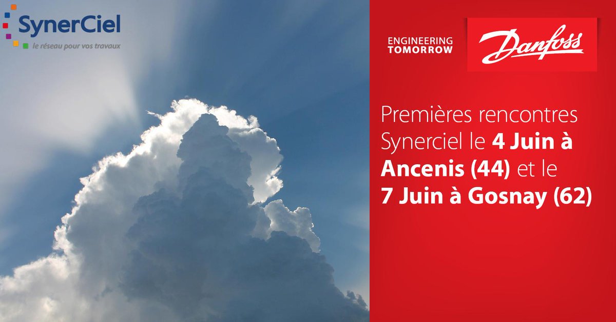 Danfoss_France's tweet photo. Cette semaine nous rencontrons les associés #Synerciel le 4 juin @Domaine des Lys à Ancenis (44) et le 7 juin @ledomainedelachartreuseduval à Gosnay (62). Yann le Menez représente @Danfoss Chauffage durant les deux rencontres partenaires ! #rénovation énergétique https://t.co/EcWgX11zuO