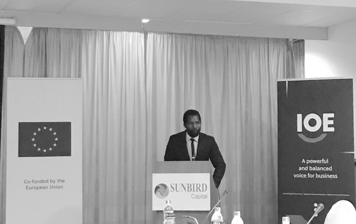 AYCommission's tweet photo. Innovation comes with opportunities and we as #Africa can fully take advantage of these opportunities if we have the right attitude, mindset and priorities -@JastonLaja of @ioevoice #TheAfricaWeWant #AYCINACTION #ECSACONFERENCE https://t.co/or8Kd9c0hI
