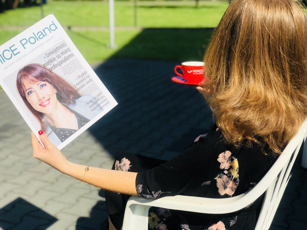 Piękna, słoneczna pogoda, mocna kawa i nowe wydanie MICE Poland, w którym ma okazję gościć nasz Dyrektor Zarządzający Monika Dymacz-Kaczmarczyk za sprawą artykułu o potencjale procesów edu-rozrywkowych, świadomości branży spotkań oraz przepisie na udany event. Jest idealnie! :)
